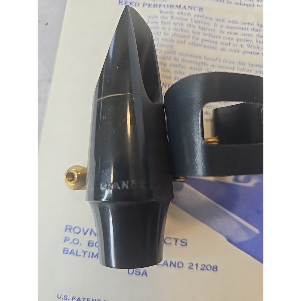 Vintage Alto Saxophone Mouthpiece with extras Rovner Ligature and Mixed Reed Lot - Picture 14 of 15
